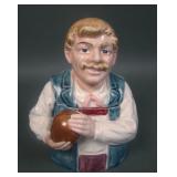 Austrian Majolica "Bowler" Tobacco Humidor