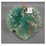 George Jones Majolica Begonia Nappy