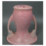 Roseville Art Pottery Pink Tuscany Flower Frog
