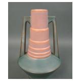 Roseville Art Pottery Futura Art Deco Handled Vase