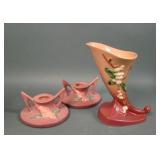 Three Piece Roseville Pottery Lot