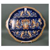 Signed Gein French Majolica Renaissance Charger