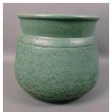 Textured Matte Green Arts & Crafts Jardiniere