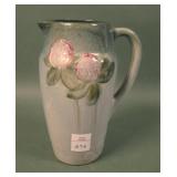 Weller Louwelsa /Etna Floral Decorated Pitcher