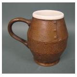Charles Clewell Arts and Crafts Copper-Clad  Mug