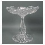 American Brilliant Cut Crystal Compote