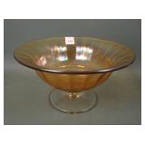 Lancaster Aztec Ribbed Optic Ftd Compote