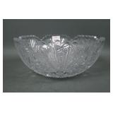 Unsigned Cut Crystal Geometric Shape Bowl