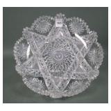 American Brilliant Cut Low Bowl