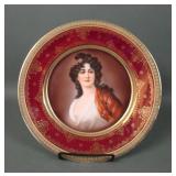 Royal Vienna Porcelain Portrait Plate