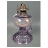 Vintage Sun Purple/ Maganese Finger Loop Oil Lamp