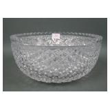 American Brilliant Crystal Diamond Cut Round Bowl
