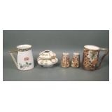 Lot of  Five Nippon Porcelain Items