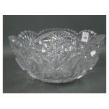 American Brilliant Cut Crystal Round Bowl