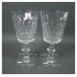 Two Signed Hawkes Eardley Mallory Goblets