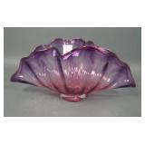 Marked Gathering Glass Studio -Art Glass Bowl