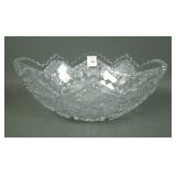 American Brillinat Cut Crystal Lg Oval center Bowl