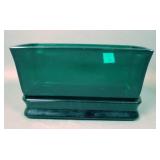 Althea Hamilton Green Elegant Glass Planter Box