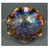 N'Wood Purple Goodluck Ruffled Bowl