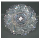 Dugan White Round Up Low Ruffled Plate