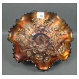 N'Wood Purple Goodluck Ruffled Bowl