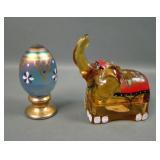 Two Fenton Art Glass Items