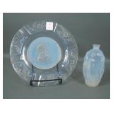 Two Sabino France Art Glass Items