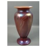 1977 Orient & Flume Art Glass Pullled Feather Vase