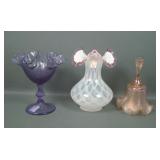 Three Fenton Glass Items