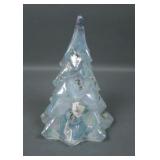 Fenton Iriidsed French Opal Decorated Xmas Tree