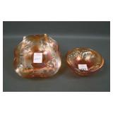 Two Fenton Marigold Kittens Bowls