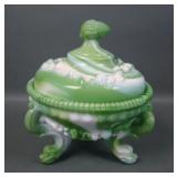 Westmoreland Green Slag Argonaut Shell Ftd Box