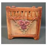 Weller Pottery Klyro Square Open Lattice Vase