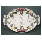 Large Signed Wedgewood Majolica Decorated Tray