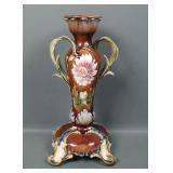 RM.Krause Majolica Art Noveau Candlestick