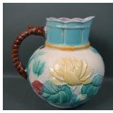 Samual Leaf Majoilca Pnd Lily & Rope Pitcher