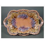 Villeroy & Bach Majolica Floral Handled Tray