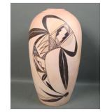 Acoma Pueblo Pottery Decorated Vase