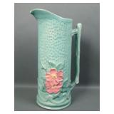 Early Weller Green Delsa Floral Decorated Tankard