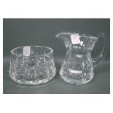 Signed Waterford Crystal Tralee Sugar & Creamer