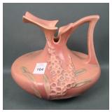Roseville Pottery Pink Foxglove Handled Ewer