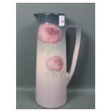 Weller Pottery Gloss Gray Decorated Tankard