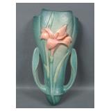Roseville Pottery Zephyr Lilly Hanging Wall Pocket