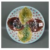 Joseph Holdcroft Majolica Leaf & Dandelion Ftd Bow