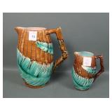 Antique Wardle & Co. Majoilca Pitcher & Creamer