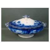 Johnson Bros. Flow Blue St Louis Covered Tureen