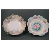 Two RS Prussia Decorated Bowls