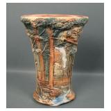 Weller Art Pottery Woodcraft Vase