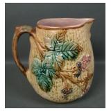 Antique Shorter & Sons Majolica Blackberry Pitcher