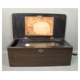 1885 Swiss Single Cylinder Wooden Music Box